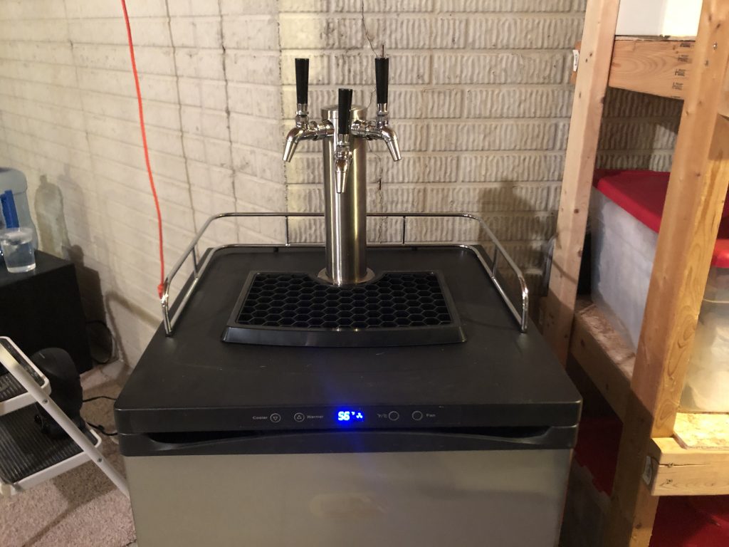 kegland series 4 three tap kegerator